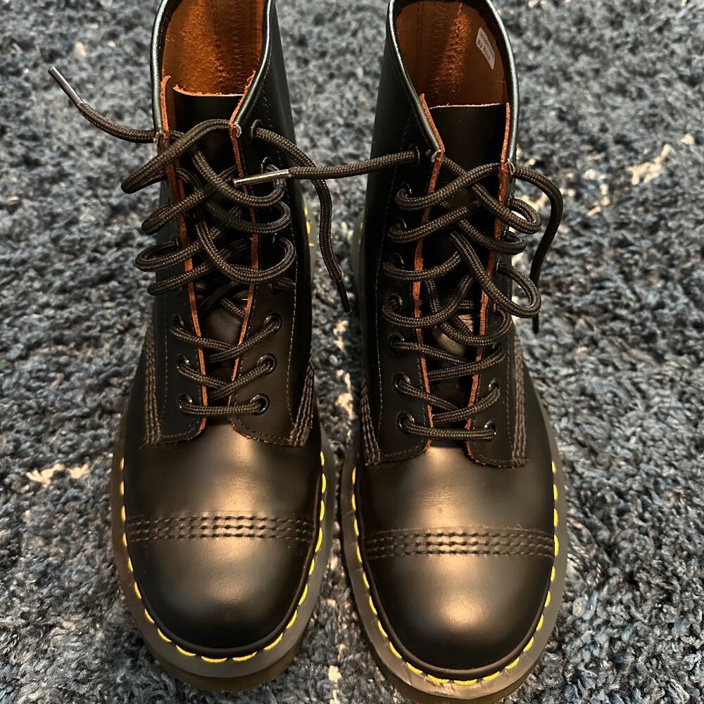 Doc Martens  - Mint condition - 1460 Bex Made in England Toe Cap Lace Up Boots